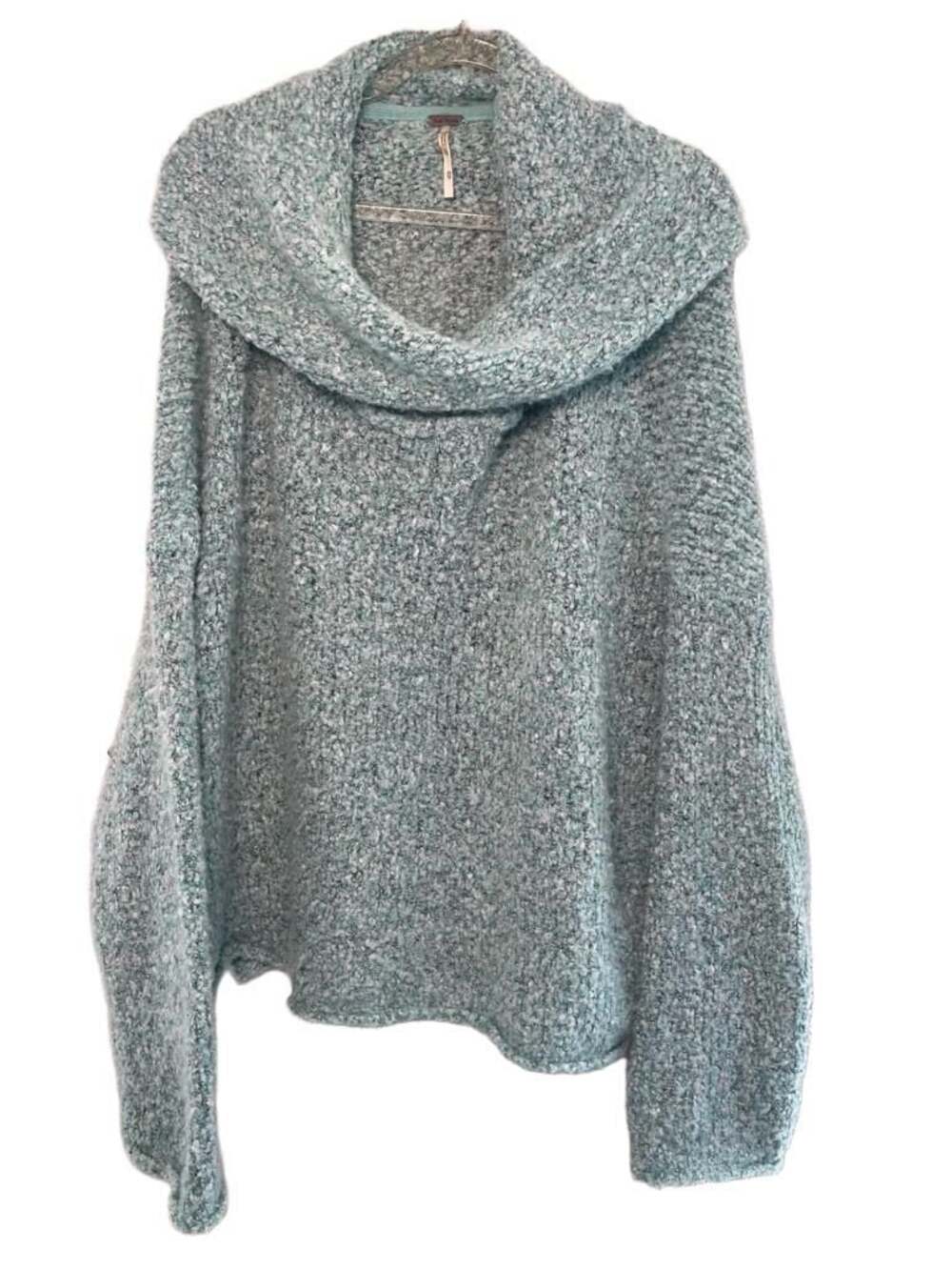 Free People BFF Cowl Neck Slouchy Oversized Sweater